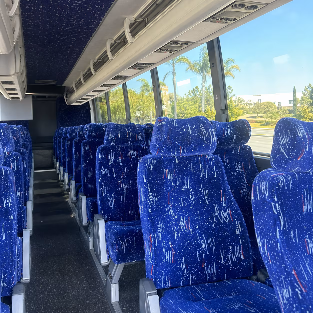 allentown charter bus interior