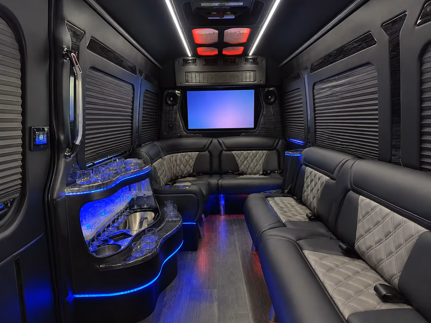 allentown corporate event transportation onboard seating