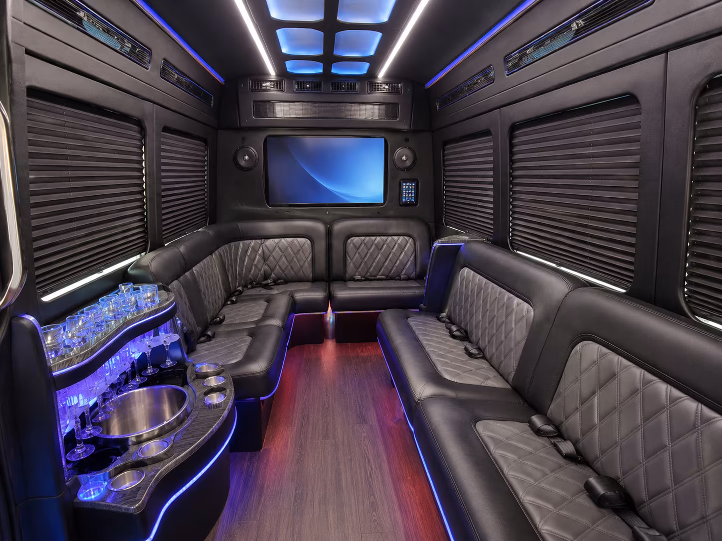 allentown party bus interior